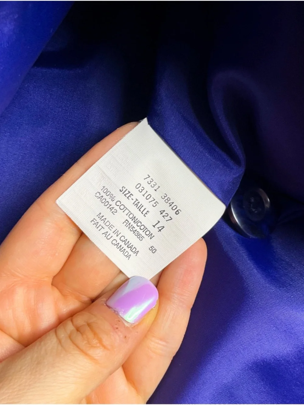 Women's Velvet Longline Blazer Jacket - Royal Blue - Picture 13 of 14
